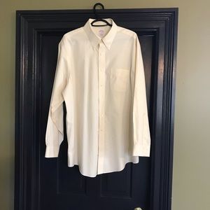 Brooks Brothers Ivory Dress Shirt Sz 17 4/5